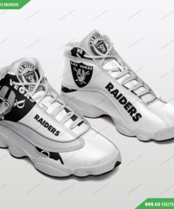 Oakland Raiders Air Jordan 13 Sneakers 7