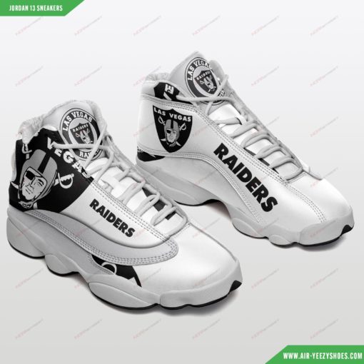 Oakland Raiders Air Jordan 13 Sneakers 7