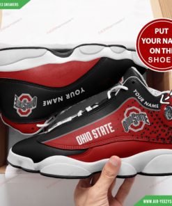 Ohio State Buckeyes Football Personalized Air JD13 Shoes