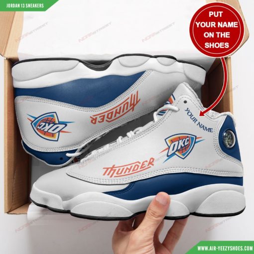 Oklahoma City Thunder Personalized Air JD13 Shoes