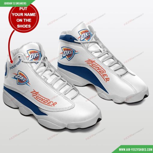 Oklahoma City Thunder Personalized Air JD13 Shoes