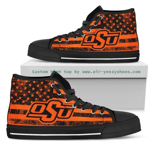 Oklahoma State Cowboys Canvas High Top Shoes