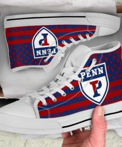 Pennsylvania Quakers High Top Shoes