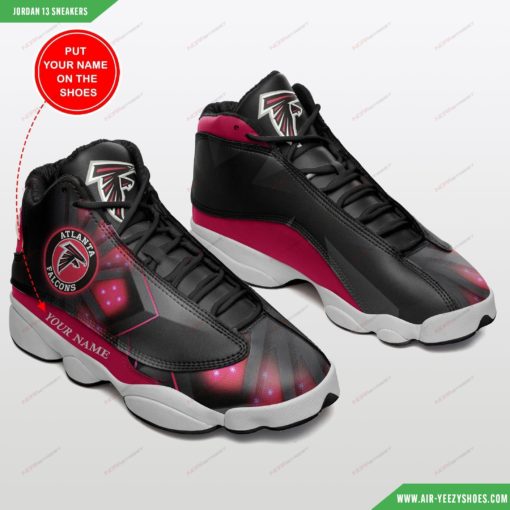 Personalized Atlanta Falcons Football Air JD13 Custom Sneakers