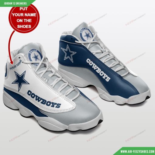 Personalized Dallas Cowboys Air JD13 Shoes