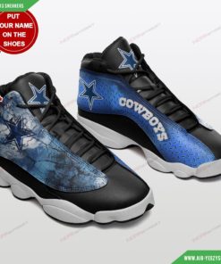 Personalized Dallas Cowboys Football Air Jordan 13 Shoes 3