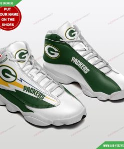 Personalized Green Bay Packers Football Air JD13 Shoes