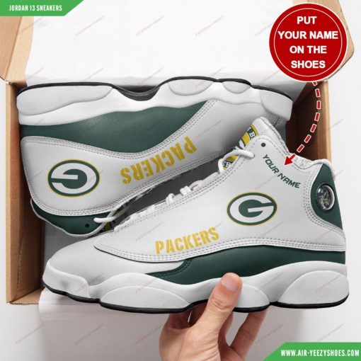 Personalized Green Bay Packers Football Football Air JD13 Custom Sneakers