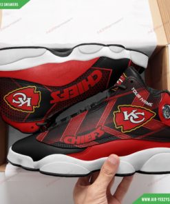Personalized Kansas City Chiefs Football Air Jordan 13 Custom Shoes