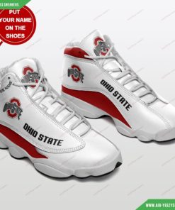 Personalized Ohio State Buckeyes Air JD13 Sneakers