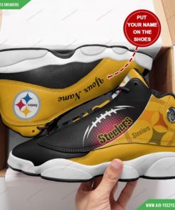 Personalized Pittsburgh Steelers Air Jordan 13 Shoes