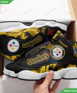Personalized Pittsburgh Steelers Air Jordan 13 Sneakers