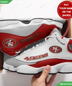 Personalized San Francisco 49ers Air Jordan 13 Custom Sneakers