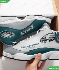 Philadelphia Eagles Air JD13 Custom Shoes, NFL Gift for Fans