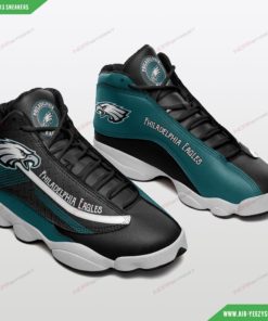 Philadelphia Eagles Air JD13 Shoes 65, NFL Gift for Fans