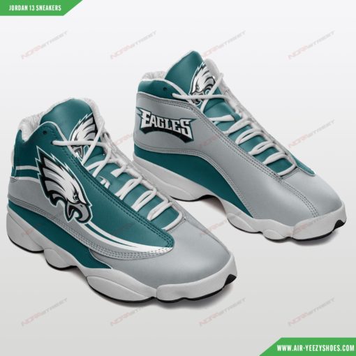 Philadelphia Eagles Air Jordan 13 Sneakers 7