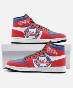 Philadelphia Phillies Custom Jordan 1 High Sneakers
