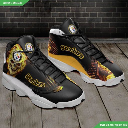 Pittsburgh Steelers Air JD13 Sneakers 48