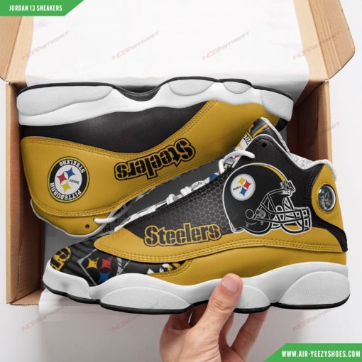Pittsburgh Steelers Air Jordan 13 Sneakers 56