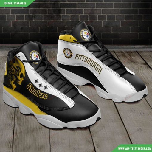 Pittsburgh Steelers Air Jordan 13 Sneakers 6
