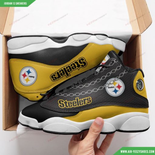Pittsburgh Steelers Air Jordan 13 Sneakers 67