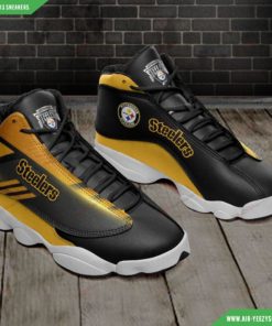 Pittsburgh Steelers Football Air JD13 Custom Sneakers 49