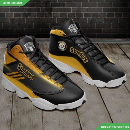 Pittsburgh Steelers Football Air JD13 Custom Sneakers 49