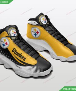 Pittsburgh Steelers Football Air JD13 Custom Sneakers 74