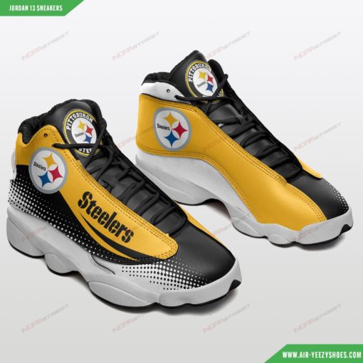 Pittsburgh Steelers Football Air JD13 Custom Sneakers 74