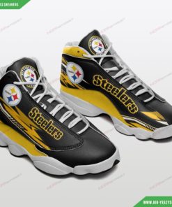 Pittsburgh Steelers Football Air JD13 Sneakers 64