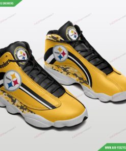 Pittsburgh Steelers Football Air JD131 Custom Sneakers 1