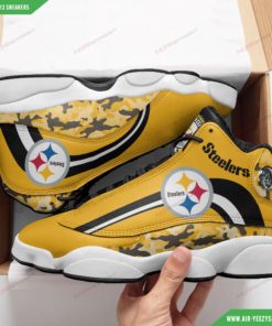 Pittsburgh Steelers Football Air JD131 Custom Sneakers 1