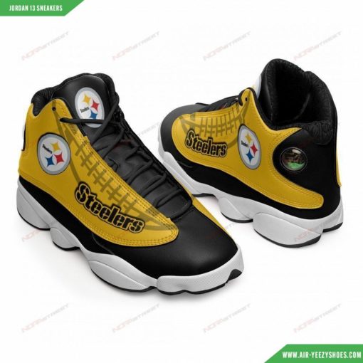 Pittsburgh Steelers Football Air Jordan 13 Sneakers 3