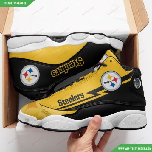 Pittsburgh Steelers Football Air Jordan 13 Sneakers 44