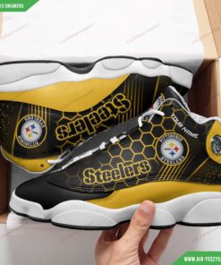 Pittsburgh Steelers Personalized Football Air JD13 Custom Shoes