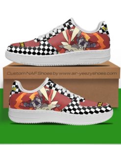 Poke Blaziken Sneakers Custom AF 1 Shoes
