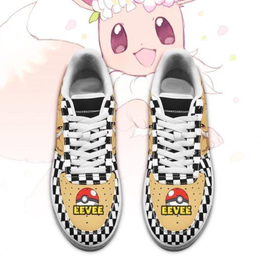 Poke Eevee Sneakers Custom AF 1 Shoes