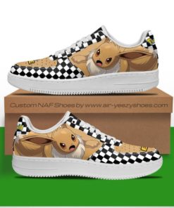 Poke Eevee Sneakers Custom AF 1 Shoes
