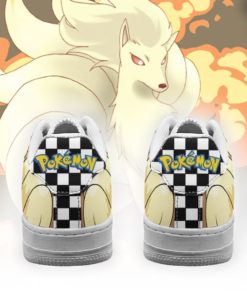 Poke Ninetales Sneakers Custom AF 1 Shoes