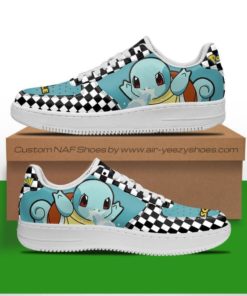 Poke Squirtle Sneakers Custom AF 1 Shoes