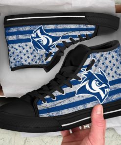 Rice Owls Canvas High Top Shoes