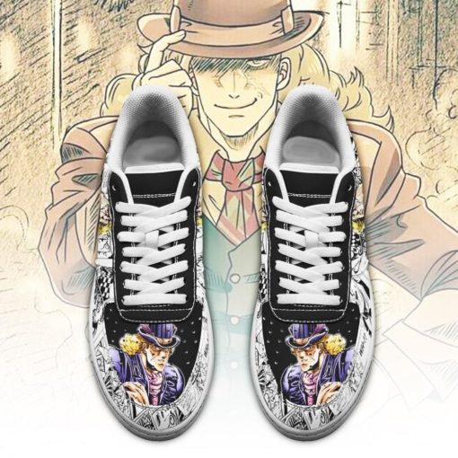 Robert Speedwagon Sneakers Manga Style JoJo’s Air Force Shoes