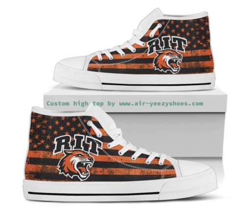 Rochester Institute of Technology Tigers High Top Shoes
