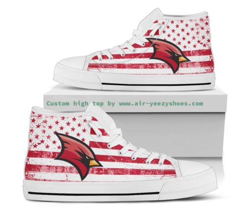 Saginaw Valley State Cardinals Canvas High Top Shoes