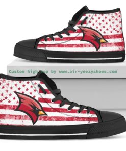 Saginaw Valley State Cardinals Canvas High Top Shoes