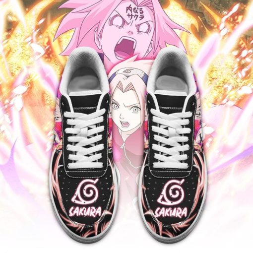 Sakura Haruno Sneakers Custom Naruto Air Force Shoes