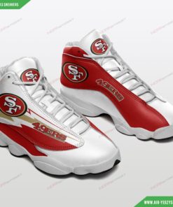 San Francisco 49ers Air JD13 Custom Sneakers 48
