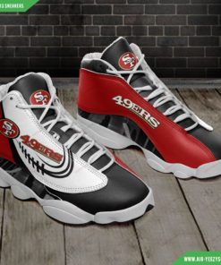 San Francisco 49ers Air Jordan 13 Custom Sneakers 58