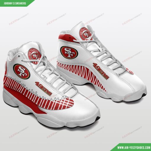 San Francisco 49ers Air Jordan 13 Custom Sneakers 78