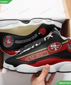 San Francisco 49ers Air Jordan 13 Sneakers 43